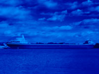 shipping industry - lake liner - powerpoint backgrounds