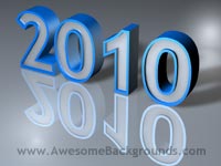 year 2010 - powerpoint backgrounds