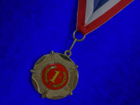 medal first place - powerpoint background