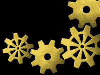 brass cogs - animated powerpoint slides