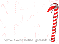 candy cane - powerpoint backgrounds