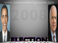 elections 2008 - powerpoint backgrounds