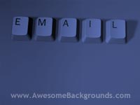 email keys - powerpoint backgrounds