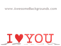 i love you text - powerpoint backgrounds