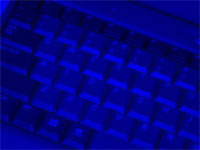 laptop keyboard close-up - powerpoint backgrounds