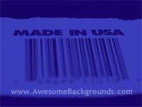 made in usa barcode - powerpoint backgrounds