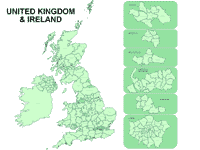 uk county unitary authority powerpoint map - powerpoint maps