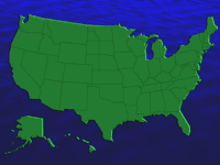 usa map - powerpoint backgrounds