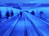 moving walkway - powerpoint backgrounds