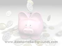 piggy bank - powerpoint backgrounds