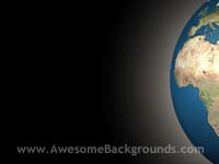 planet earth - powerpoint backgrounds