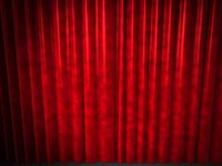 static curtains - powerpoint slide background