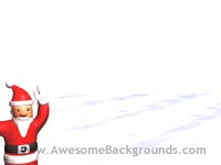 santa - powerpoint backgrounds