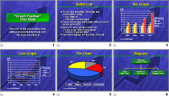 slide sorter view of free powerpoint template