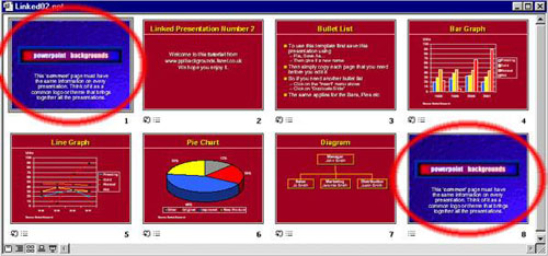 common slide on the first and last slide