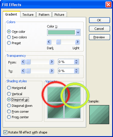 gradient fill in powerpoint