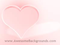 valentine love heart - powerpoint backgrounds