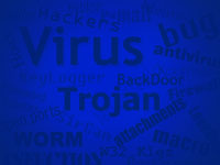 virus keywords - powerpoint backgrounds