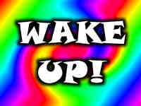 wake up - powerpoint backgrounds