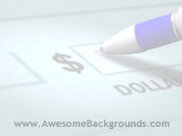 write a check - powerpoint backgrounds